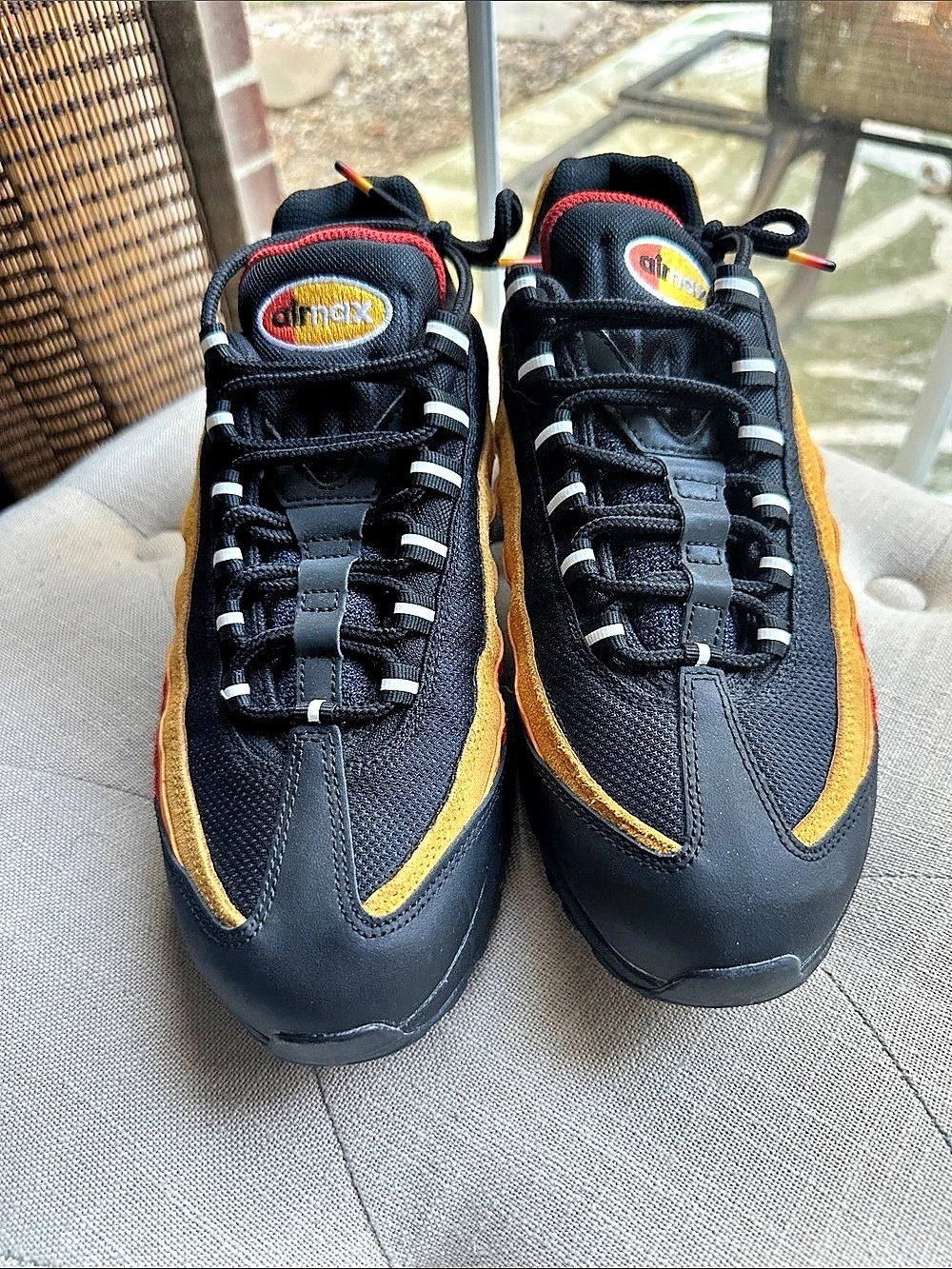 Nike Air Max 95 Men's Sneakers Black & Orange US 8.5